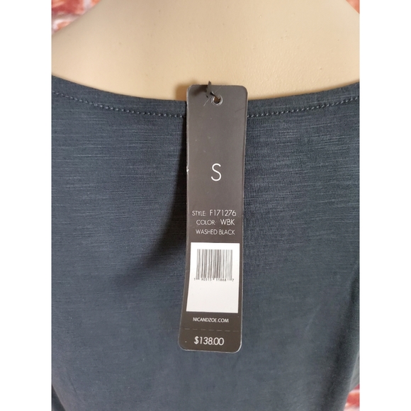 Nic+Zoe Black Asymmetrical Sleeveless Dress Size S, M, L NWT - Picture 6 of 7